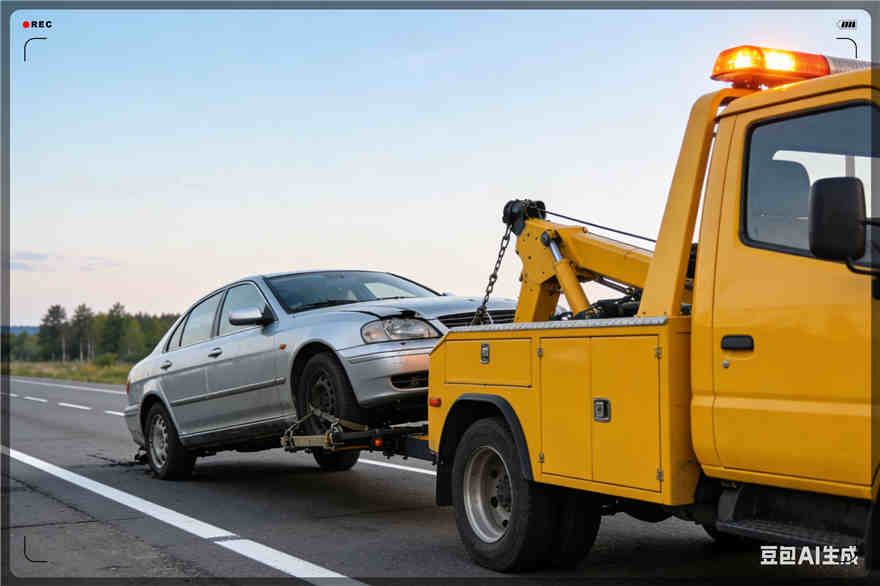 章丘区拖车救援电话【案例】